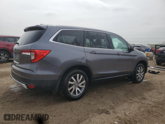 2020 Honda Pilot EX-L with VIN 5FNYF5H57LB006558, listed as a Copart auction lot 55172095 with 58,863 mi miles and Salvage title. Bid and sale history available at DreamBid. Image 3.