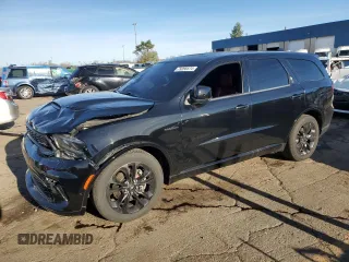 2022 Dodge Durango R/T Plus with VIN 1C4SDJCT4NC188147, listed as a Copart auction lot 79398574 with 46,651 mi miles and Clean title. Bid and sale history available at DreamBid. Image 1.