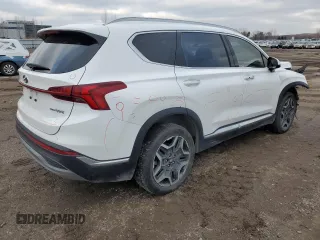2021 Hyundai Santa Fe Hybrid Limited with VIN KM8S5DA19MU013445, listed as a Copart auction lot 82649613 with 152,226 mi miles and Salvage Title. Bid and sale history available at carsss.com. Image 3.