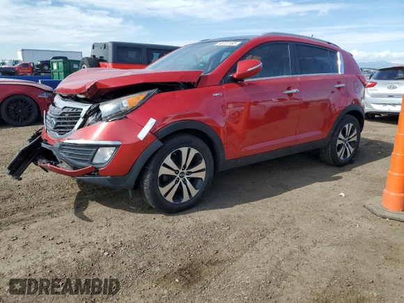 2011 Kia Sportage EX with VIN KNDPCCA23B7155109, listed as a Copart auction lot 55727165 with 137,005 mi miles and Salvage title. Bid and sale history available at DreamBid. Image 1.