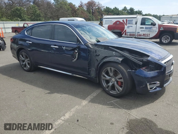 2017 Infiniti Q70 3.7 z VIN JN1BY1PR3HM210529, wystawiony jako Copart lot #68966204 z przebiegiem Nie podano mil oraz Nie do naprawy • Non repairable. Historia ofert i sprzedaży dostępna na DreamBid. Obrazek 4.