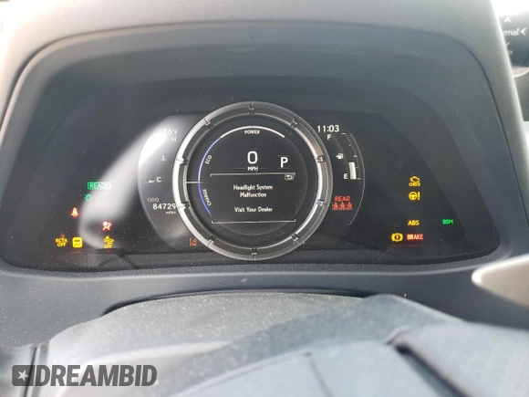 2022 Lexus UX 250h F Sport with VIN JTHE9JBH7N2059948, listed as a Copart auction lot 68671394 with 84,729 mi miles and Salvage Title. Bid and sale history available at DreamBid. Image 9.