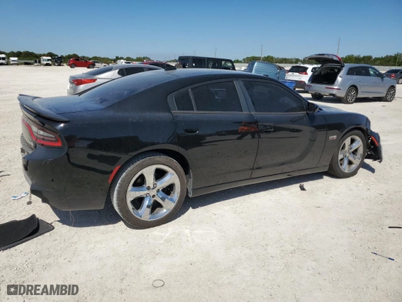 2016 Dodge Charger R/T with VIN 2C3CDXCT2GH228608, listed as a Copart auction lot 48750525 with 0 mi miles and Salvage Title. Bid and sale history available at carsss.com. Image 3.