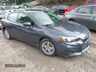 2017 Subaru Impreza Premium with VIN 4S3GTAD68H3714186, listed as a IAAI auction lot 42669256 with 89,692 mi miles and . Bid and sale history available at DreamBid. Image 1.