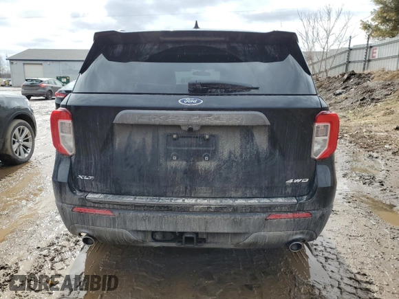 2023 Ford Explorer XLT with VIN 1FMSK8DH9PGB34505, listed as a Copart auction lot 47617695 with 36,818 mi miles and Clean Title. Bid and sale history available at carsss.com. Image 6.
