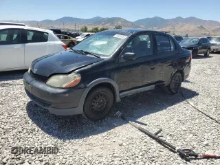 2000 Toyota ECHO with VIN JTDBT1230Y0076553, listed as a Copart auction lot 64695835 with Not provided miles and Salvage title. Bid and sale history available at DreamBid. Image 1.