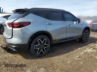 2023 Chevrolet Blazer RS with VIN 3GNKBKRS0PS224320, listed as a Copart auction lot 48774135 with 47,607 mi miles and Salvage title. Bid and sale history available at DreamBid. Image 3.