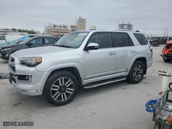 2015 Toyota 4Runner Limited with VIN JTEBU5JR8F5230528, listed as a Copart auction lot 44617335 with 0 mi miles and Salvage Title. Bid and sale history available at carsss.com. Image 1.