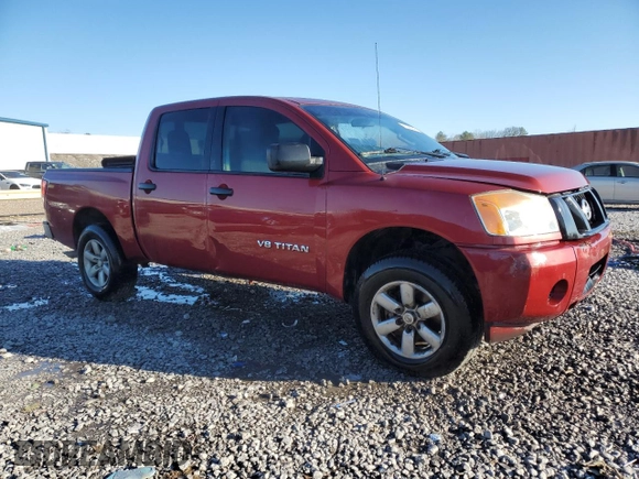 2013 Nissan Titan XE with VIN 1N6BA0EJ7DN300499, listed as a Copart auction lot 41383345 with 180,371 mi miles and Salvage Title. Bid and sale history available at carsss.com. Image 4.