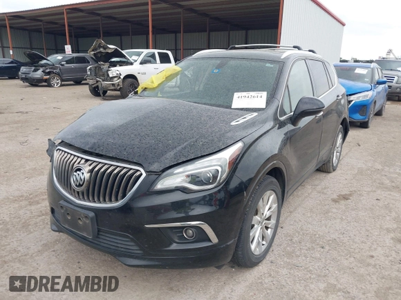 2017 Buick Envision Essence with VIN LRBFXBSA8HD239645, listed as a IAAI auction lot 41942614 with 88,767 mi miles and . Bid and sale history available at carsss.com. Image 2.