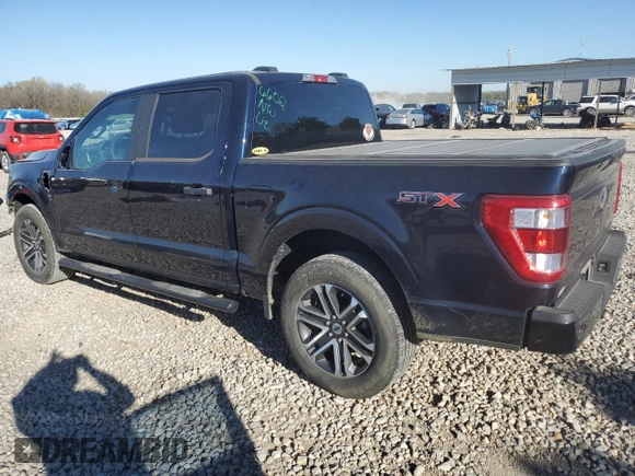 2023 Ford F-150 XL with VIN 1FTEW1CP9PKD57520, listed as a Copart auction lot 50247595 with 39,477 mi miles and Salvage Title. Bid and sale history available at carsss.com. Image 2.