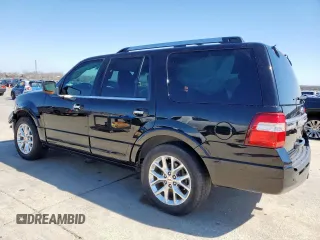 2017 Ford Expedition Limited z VIN 1FMJU1KT7HEA64780, wystawiony jako Copart lot #46847015 z przebiegiem 102 874 mil mil oraz Szkoda całkowita • Salvage title. Historia ofert i sprzedaży dostępna na DreamBid. Obrazek 2.