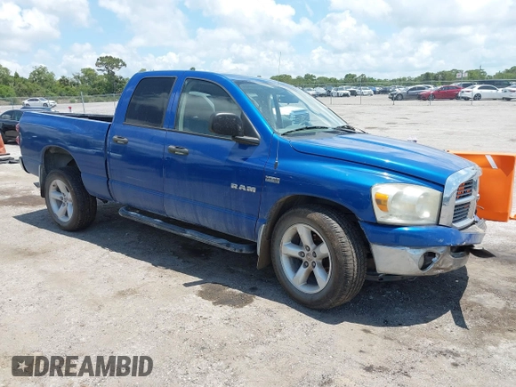 2008 Dodge 1500 SLT z VIN 1D7HA18218J147130, wystawiony jako IAAI lot #42324942 z przebiegiem 157 353 mil mil oraz . Historia ofert i sprzedaży dostępna na DreamBid. Obrazek 1.