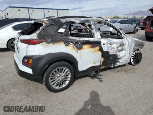 2018 Hyundai Kona SEL with VIN KM8K22AA8JU107275, listed as a Copart auction lot 48018555 with 0 mi miles and Non Repairable. Bid and sale history available at carsss.com. Image 3.