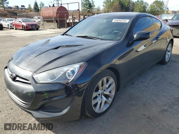 2013 Hyundai Genesis Coupe R-Spec z VIN KMHHT6KD9DU090420, wystawiony jako Copart lot #84694244 z przebiegiem 89 639 mil mil oraz Szkoda całkowita • Salvage title. Historia ofert i sprzedaży dostępna na DreamBid. Obrazek 1.