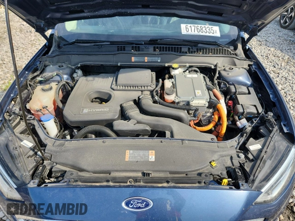 2019 Ford Fusion Titanium with VIN 3FA6P0RUXKR241536, listed as a Copart auction lot 61768335 with 208,133 mi miles and Salvage title. Bid and sale history available at DreamBid. Image 11.