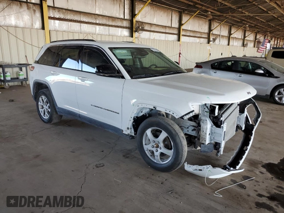 2023 Jeep Grand Cherokee Limited with VIN 1C4RJGBG8PC564219, listed as a Copart auction lot 53923505 with 49,016 mi miles and Salvage title. Bid and sale history available at DreamBid. Image 4.