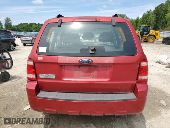 2008 Ford Escape XLS with VIN 1FMCU02Z08KC81225, listed as a Copart auction lot 59711755 with 201,951 mi miles and Salvage title. Bid and sale history available at DreamBid. Image 6.