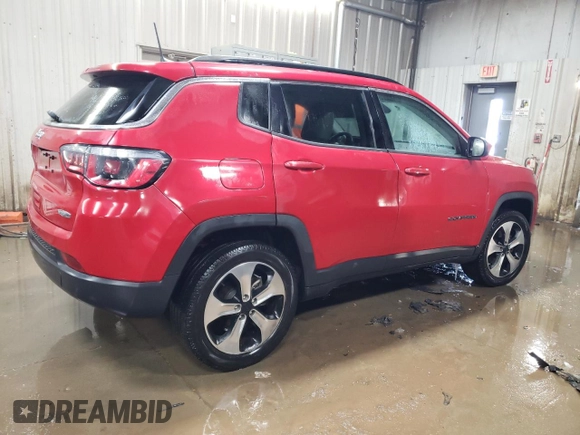 2018 Jeep Compass Latitude with VIN 3C4NJDBB8JT180048, listed as a Copart auction lot 45653135 with 147,279 mi miles and Salvage title. Bid and sale history available at DreamBid. Image 3.