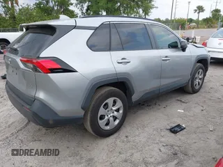 2020 Toyota RAV4 LE with VIN 2T3H1RFV2LC063920, listed as a IAAI auction lot 41864477 with 123,602 mi miles. Bid and sale history available at carsss.com. Image 4.