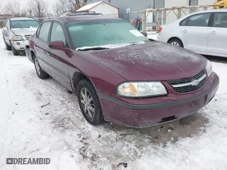 2003 Chevrolet Impala with VIN 2G1WF52EX39129848, listed as a IAAI auction lot 41321603 with 152,148 mi miles. Bid and sale history available at carsss.com. Image 1.