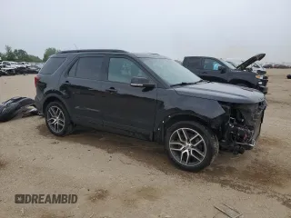 2019 Ford Explorer Sport z VIN 1FM5K8GT8KGA85349, wystawiony jako Copart lot #60400925 z przebiegiem 125 765 mil mil oraz Szkoda całkowita • Salvage title. Historia ofert i sprzedaży dostępna na DreamBid. Obrazek 4.