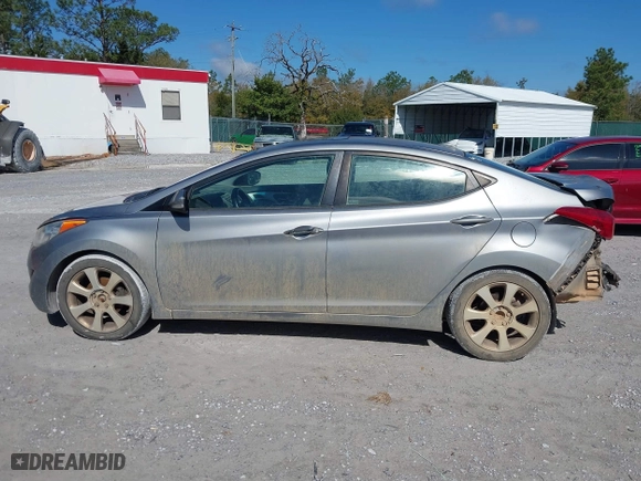 2012 Hyundai Elantra GLS with VIN KMHDH4AE3CU255391, listed as a IAAI auction lot 41833631 with 190,610 mi miles. Bid and sale history available at carsss.com. Image 15.
