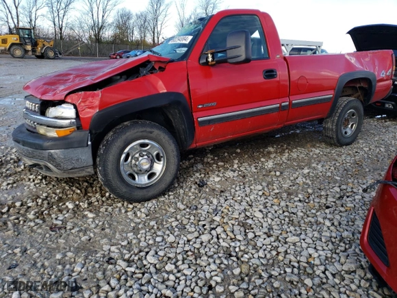 2000 Chevrolet Silverado 2500 with VIN 1GCGK24U3YE263454, listed as a Copart auction lot 80294994 with 171,013 mi miles and Salvage Title. Bid and sale history available at carsss.com. Image 1.