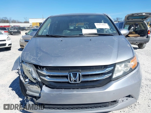 2016 Honda Odyssey EX-L with VIN 5FNRL5H67GB023727, listed as a IAAI auction lot 41673026 with Not Provided miles. Bid and sale history available at carsss.com. Image 11.