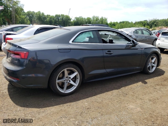 2019 Audi A5 Coupe Premium with VIN WAUSNAF51KA061967, listed as a Copart auction lot 57387054 with 43,357 mi miles and Salvage Title. Bid and sale history available at carsss.com. Image 3.