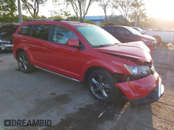 2016 Dodge Journey Crossroad z VIN 3C4PDCGB7GT124288, wystawiony jako IAAI lot #42062182 z przebiegiem 108 405 mil mil oraz . Historia ofert i sprzedaży dostępna na DreamBid. Obrazek 1.