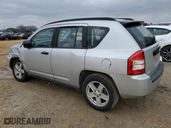2007 Jeep Compass Sport with VIN 1J8FT47W87D211137, listed as a Copart auction lot 45294835 with 144,156 mi miles and Salvage Title. Bid and sale history available at carsss.com. Image 2.