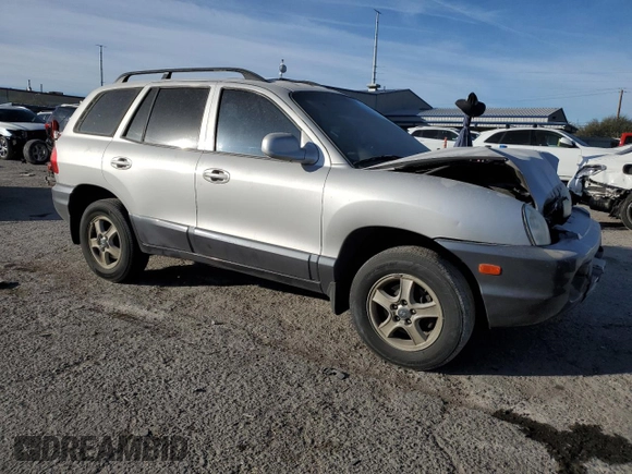 2003 Hyundai Santa Fe GLS with VIN KM8SC13D23U445918, listed as a Copart auction lot 87289664 with 201,459 mi miles and Salvage Title. Bid and sale history available at carsss.com. Image 4.