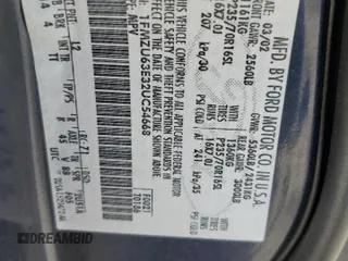 2002 Ford Explorer XLT с VIN 1FMZU63E32UC54668, выставлен на аукционе Copart как лот 59237915 с пробегом 68 805 миль миль и Чистый • Clean title. История ставок и продаж доступна на DreamBid. Изображение 13.