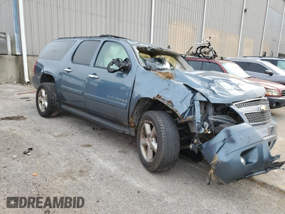 2008 Chevrolet Suburban LTZ with VIN 3GNFK16358G160059, listed as a Copart auction lot 64144754 with 0 mi miles and Non Repairable. Bid and sale history available at carsss.com. Image 4.