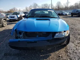 2000 Ford Mustang with VIN 1FAFP4445YF196607, listed as a Copart auction lot 81321514 with 0 mi miles and Salvage Title. Bid and sale history available at carsss.com. Image 5.