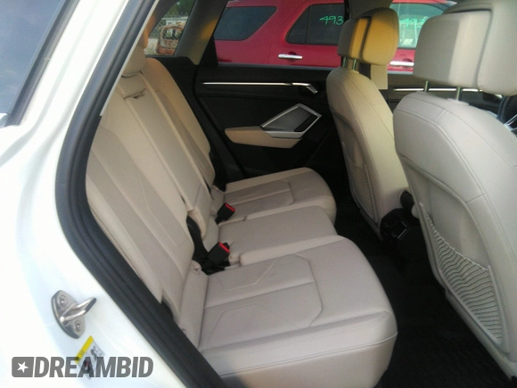 2022 Audi Q3 S line Premium Plus with VIN WA1EECF35N1035137, listed as a IAAI auction lot 42279961 with 43,458 mi miles and . Bid and sale history available at DreamBid. Image 8.