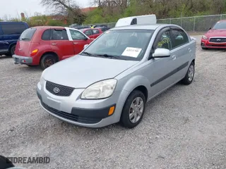 2008 Kia Rio LX with VIN KNADE123886424127, listed as a IAAI auction lot 42025788 with 108,192 mi miles. Bid and sale history available at carsss.com. Image 2.