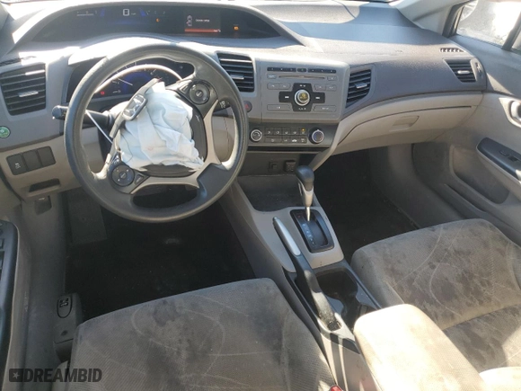 2012 Honda Civic Sdn LX with VIN 19XFB2F56CE023586, listed as a Copart auction lot 43638505 with 129,280 mi miles and Salvage Title. Bid and sale history available at carsss.com. Image 8.