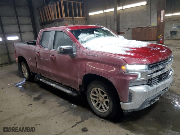 2019 Chevrolet Silverado 1500 LT with VIN 1GCRYDED9KZ217984, listed as a Copart auction lot 42634905 with 96,471 mi miles and Salvage Title. Bid and sale history available at carsss.com. Image 4.