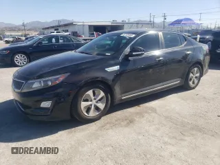 2015 Kia Optima Hybrid with VIN KNAGM4AD4F5088524, listed as a Copart auction lot 46188965 with 111,776 mi miles and Salvage Title. Bid and sale history available at carsss.com. Image 1.