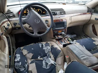 2003 Mercedes-Benz S-Class 5.0L with VIN WDBNG75J53A351091, listed as a Copart auction lot 85154434 with 261,558 mi miles and Salvage Title. Bid and sale history available at carsss.com. Image 8.
