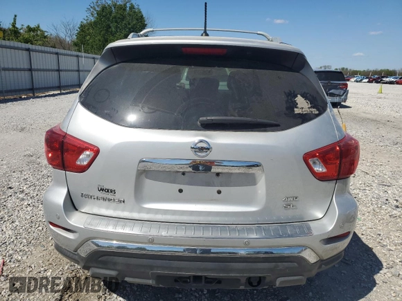 2017 Nissan Pathfinder SL with VIN 5N1DR2MM2HC641270, listed as a Copart auction lot 52994125 with 129,596 mi miles and Clean Title. Bid and sale history available at DreamBid. Image 6.
