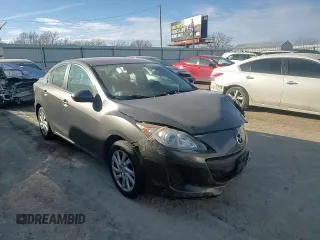 2012 Mazda 3 i Grand Touring with VIN JM1BL1W70C1696545, listed as a Copart auction lot 46507375 with 130,480 mi miles and Salvage Title. Bid and sale history available at carsss.com. Image 10.