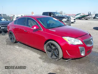 2014 Buick Regal GS with VIN 2G4GT5GX8E9233221, listed as a IAAI auction lot 41761732 with 130,609 mi miles. Bid and sale history available at carsss.com. Image 1.