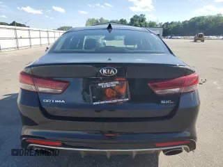 2016 Kia Optima SXL Turbo with VIN 5XXGV4L2XGG020446, listed as a Copart auction lot 58127025 with 66,019 mi miles and Salvage title. Bid and sale history available at DreamBid. Image 6.