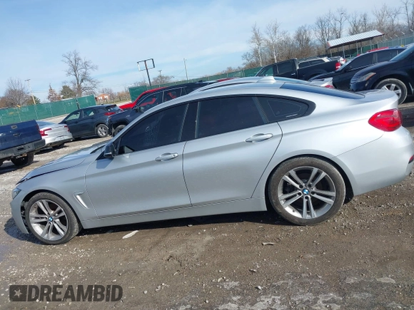 2018 BMW 4 Series 430i with VIN WBA4J1C56JBG80262, listed as a IAAI auction lot 41451833 with 148,487 mi miles and . Bid and sale history available at carsss.com. Image 15.
