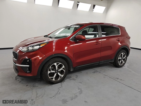 2020 Kia Sportage LX with VIN KNDPM3AC8L7709106, listed as a Copart auction lot 53848295 with 132,695 mi miles and Clean Title. Bid and sale history available at carsss.com. Image 1.
