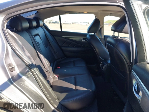2014 Infiniti Q50 with VIN JN1BV7AP0EM682444, listed as a IAAI auction lot 41857312 with 140,765 mi miles. Bid and sale history available at carsss.com. Image 8.