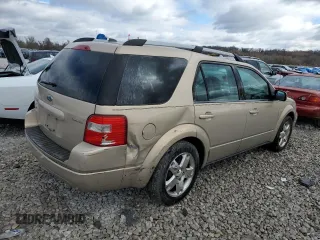 2007 Ford Freestyle Limited with VIN 1FMDK03117GA29875, listed as a Copart auction lot 81833514 with 186,012 mi miles and Salvage Title. Bid and sale history available at carsss.com. Image 3.